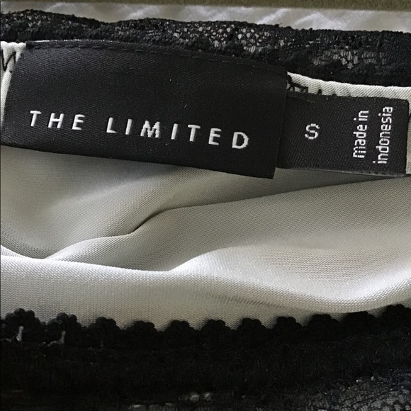 The Limited Black and Nude Lace Blouse - Picture 6 of 8